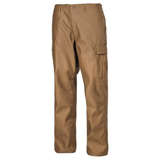 Calças de combate MFH US BDU - Coyote Tan