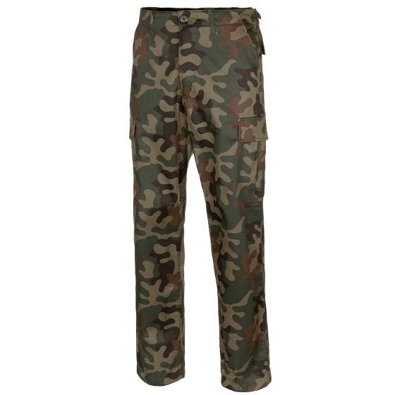 Calças de combate MFH US BDU - Polish Woodland