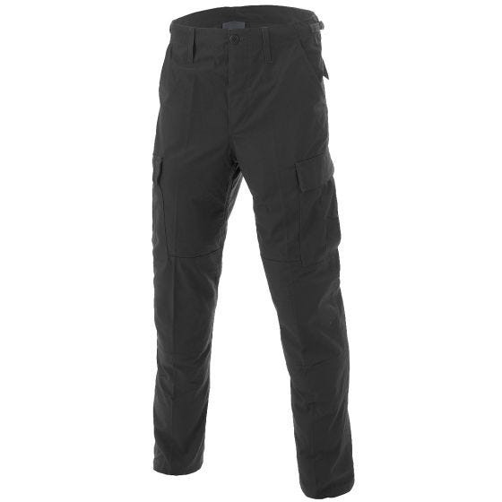 Calças de Combate MFH BDU Ripstop - Preto