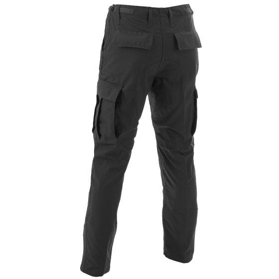 Calças de Combate MFH BDU Ripstop - Preto