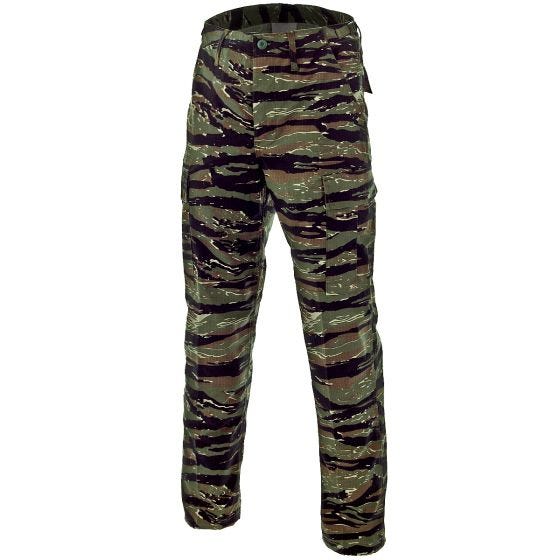 Calças de Combate MFH BDU Ripstop - Tiger Stripe