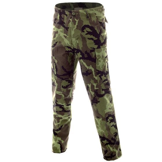 Calças de Combate MFH BDU Ripstop - Czech Woodland