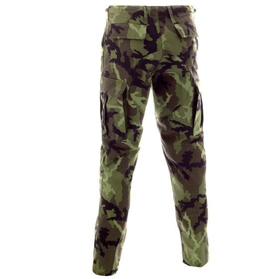 Calças de Combate MFH BDU Ripstop - Czech Woodland