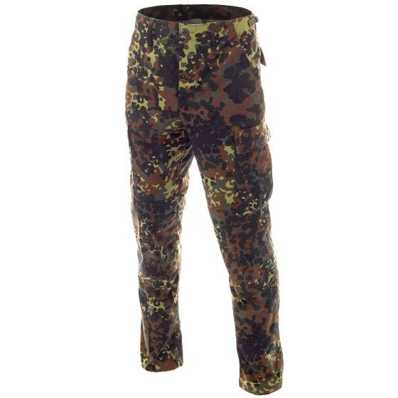 Calças de Combate MFH BDU Ripstop - Flecktarn