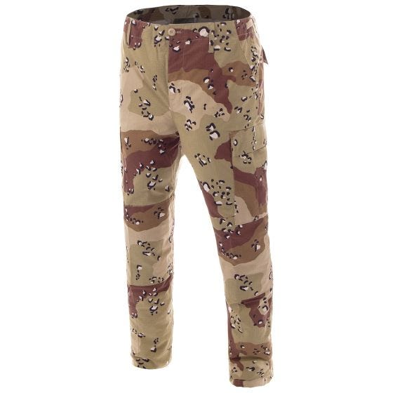 Calças de Combate MFH BDU Ripstop - Desert 6 Cores