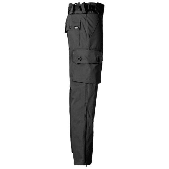Calças MFH Comando Smock Ripstop - Preto