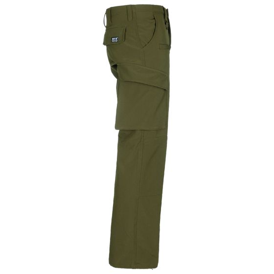 Calças softshell MFH Allround - Verde OD