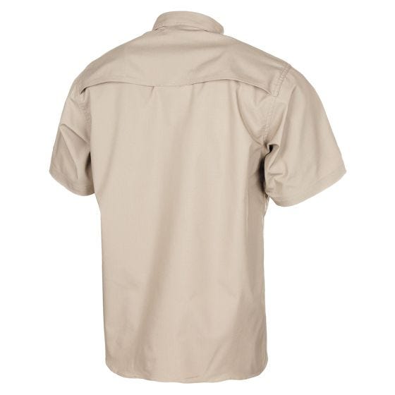 Camisa de manga curta MFH Attack Revestido de teflon Ripstop - Caqui