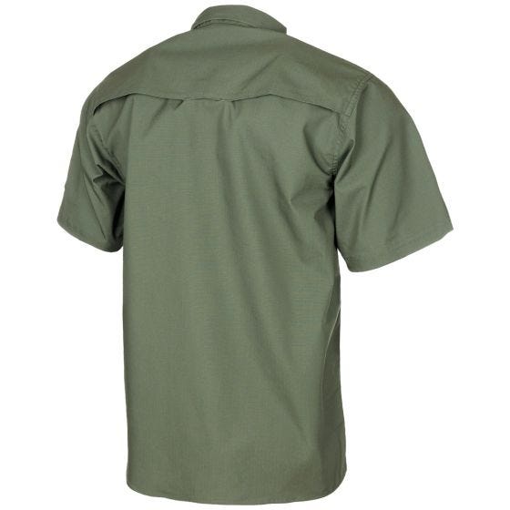 Camisa de manga curta MFH Attack Revestido de teflon Ripstop - OD Green