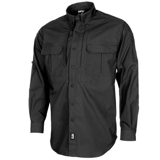 Sweatshirt MFH Attack Revestido de teflon Ripstop - Preto