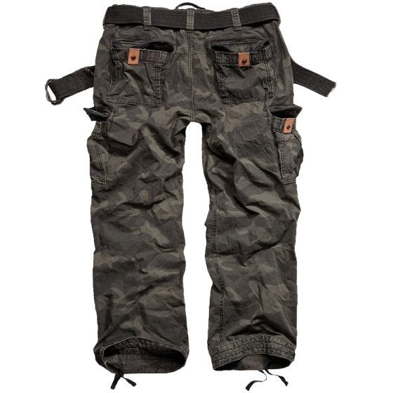 Calças Surplus Premium Vintage - Black Camo