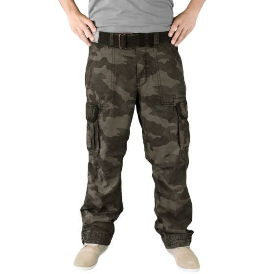 Calças Surplus Premium Vintage - Black Camo