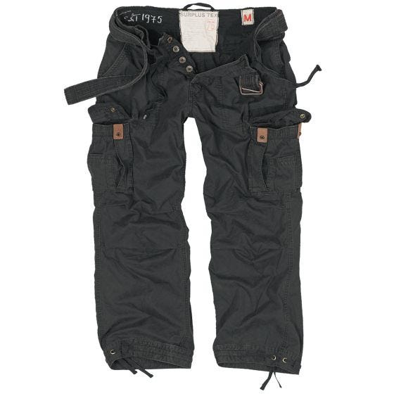 Calças Surplus Premium Vintage - Preto