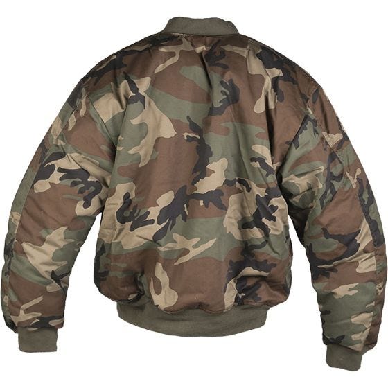 Casaco de Aviador Mil-Tec MA-1 - Woodland