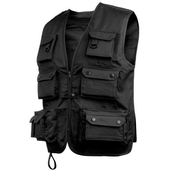 Colete de Pesca Mil-Tec - Preto
