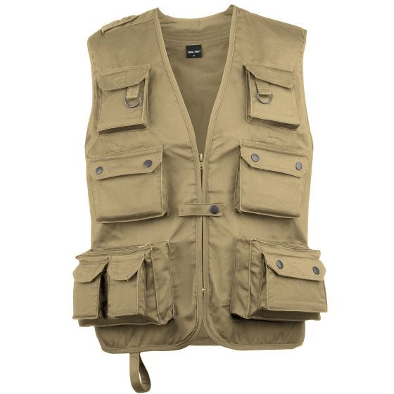 Colete de Pesca Mil-Tec - Caqui