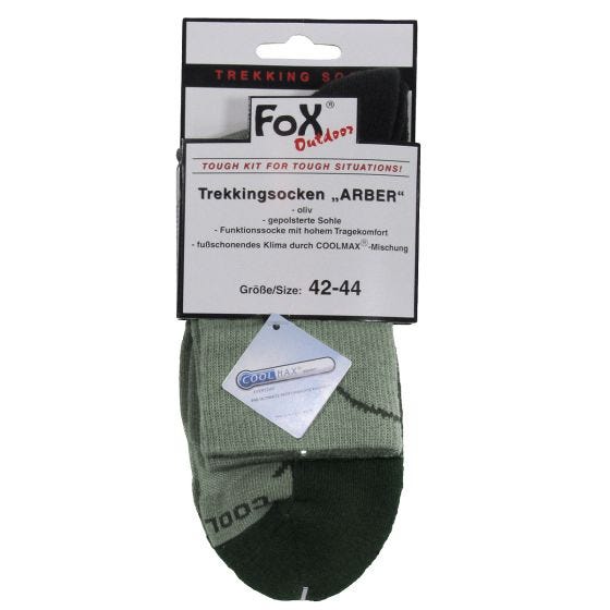 Meias Fox Outdoor Arber Trekking - Verde-Azeitona