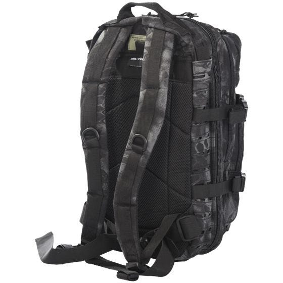 Mochila de Assalto Pequena Mil-Tec US Corte Laser - Mandra Night