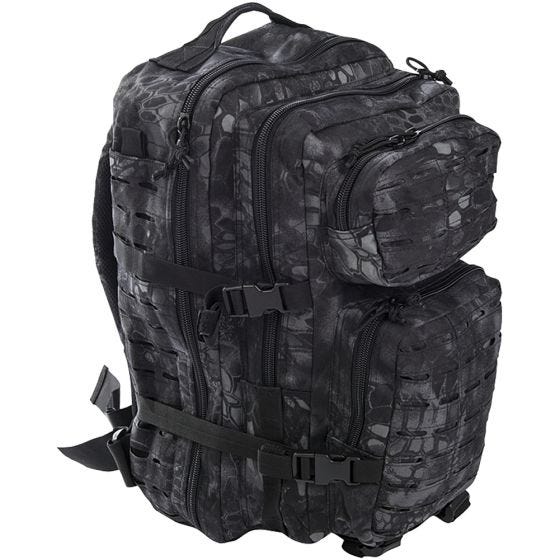 Mochila de Assalto Grande Mil-Tec US Corte Laser - Mandra Night