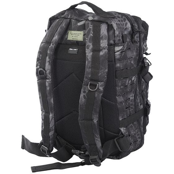 Mochila de Assalto Grande Mil-Tec US Corte Laser - Mandra Night