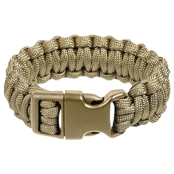 Pulseira Mil-Tec 22 mm Corda de Paraquedas - Coyote