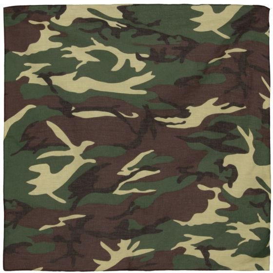 Bandana MFH Algodão - Woodland