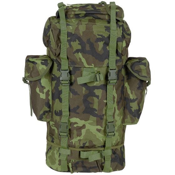 Mochila MFH 65 L Exército Alemão - Czech Woodland