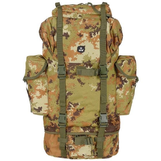 Mochila MFH 65 L Exército Alemão - Vegetato Woodland