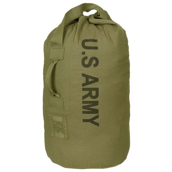 Saco Duffle MFH US Army Type - Verde-Azeitona