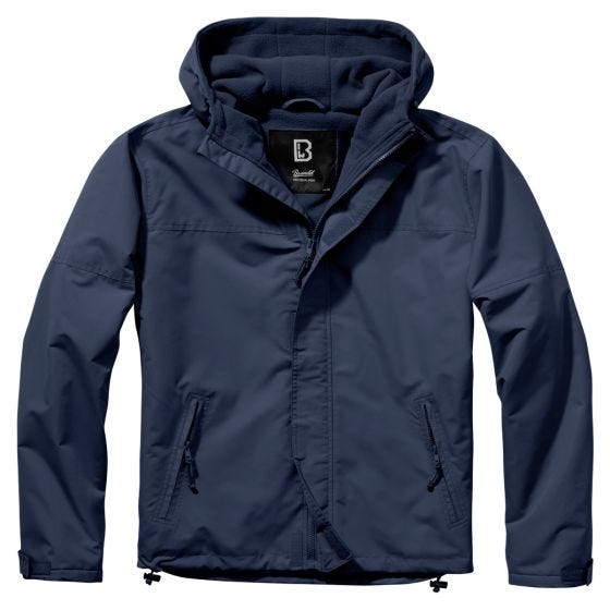 Corta-vento com Fecho Frontal Brandit - Navy