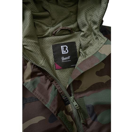 Corta-vento de verão Brandit Mulher - Woodland Camo