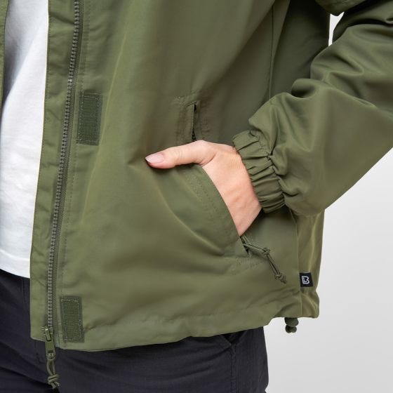 Corta-vento de verão Brandit Mulher - Verde-Azeitona