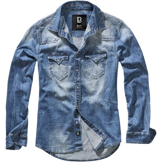 Camisa Brandit Riley Denim - Denim Blue