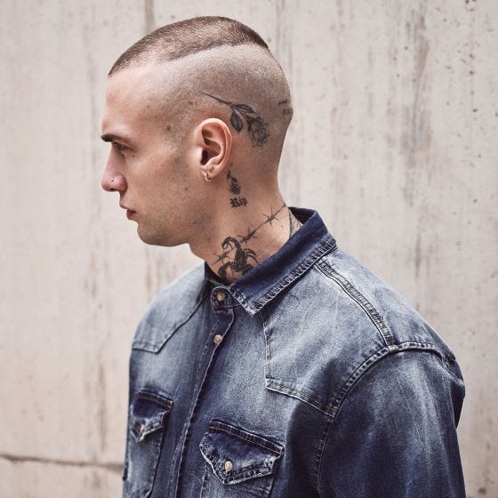 Camisa Brandit Riley Denim - Denim Blue