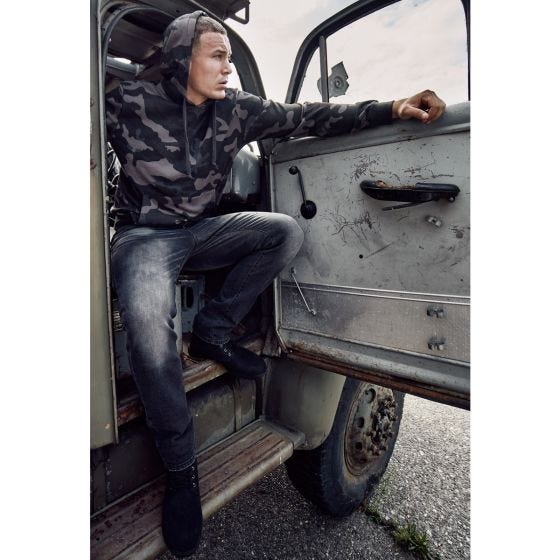 Camisola com capuz Brandit Sweathoody - Dark Camo