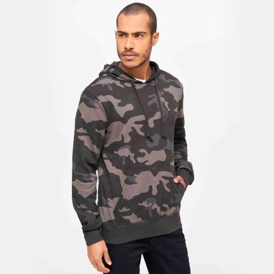 Camisola com capuz Brandit Sweathoody - Dark Camo