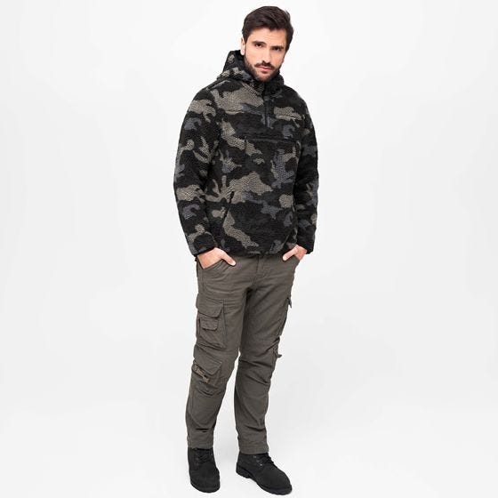 Pulôver Brandit Teddyfleece Worker - Dark Camo