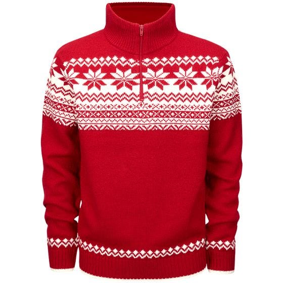 Pulôver Troyer Brandit Norweger - Vermelho