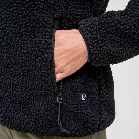 Casaco Brandit Senhoras Teddyfleece - Preto