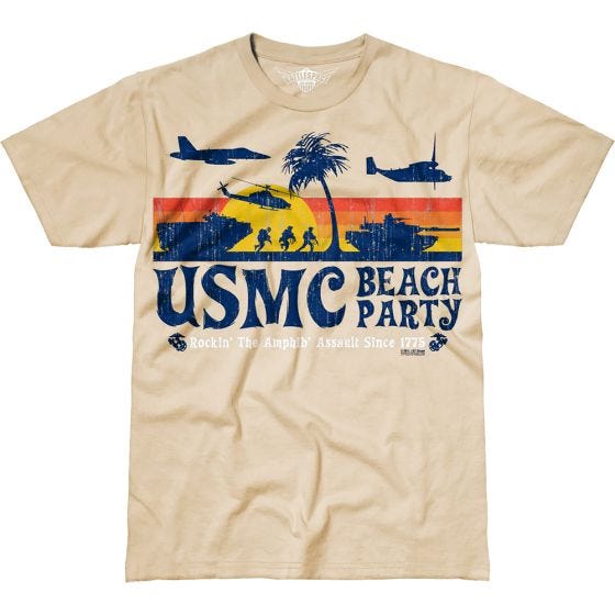 T-Shirt 7.62 Design USMC Beach Party Sand