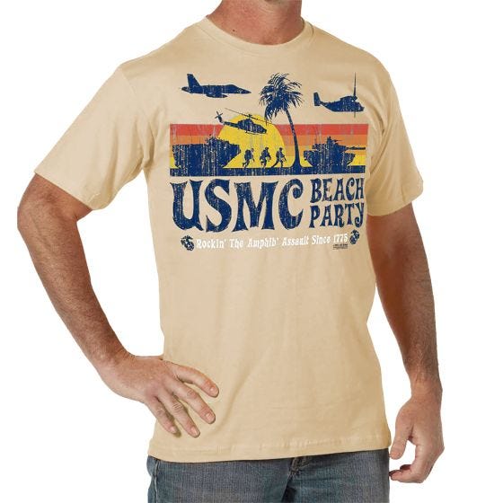 T-Shirt 7.62 Design USMC Beach Party Sand