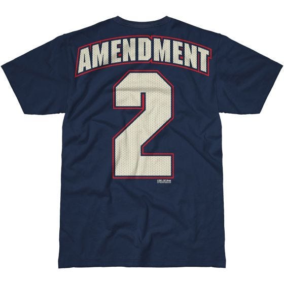 T-Shirt 7.62 Design 2nd Amendment Freedom Navy Blue