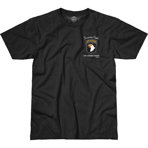T-Shirt 7.62 Design Army 101st Airborne Screaming Eagle Battlespace Preto