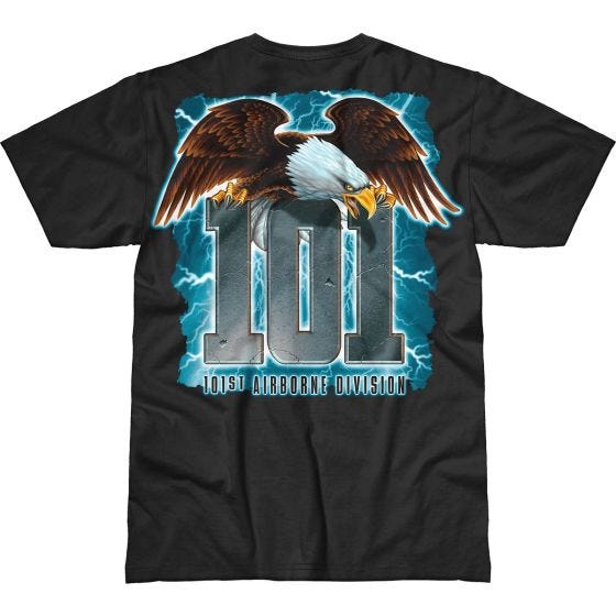 T-Shirt 7.62 Design Army 101st Airborne Screaming Eagle Battlespace Preto