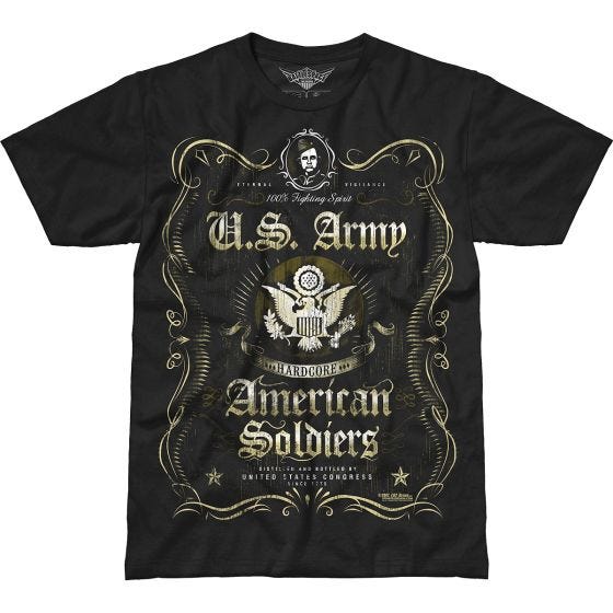 T-Shirt 7.62 Design Army Fighting Spirit Battlespace Preto