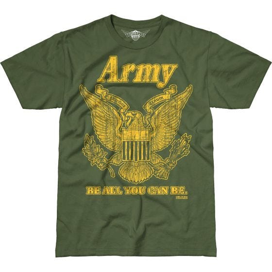 T-Shirt 7.62 Design Army Retro Battlespace Military Green