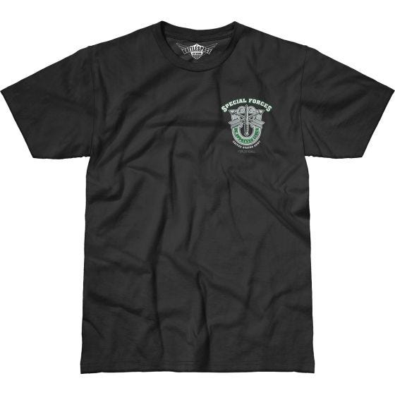 T-Shirt 7.62 Design Army Special Forces Green Beret Battlespace Preto