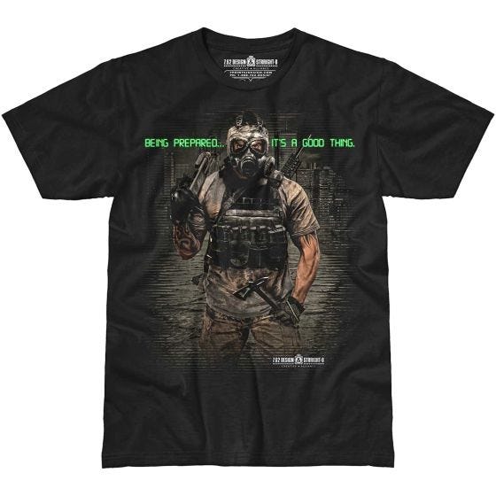 T-Shirt 7.62 Design Being Prepared Preto