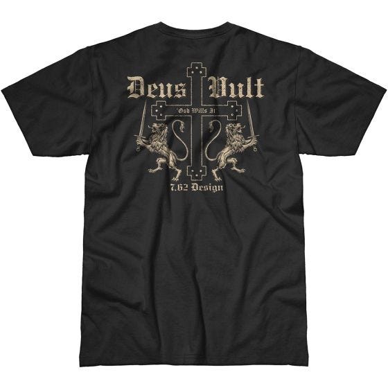 T-Shirt 7.62 Design Deus Vult Preto