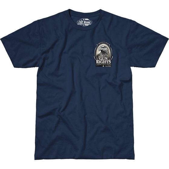T-Shirt 7.62 Design Gun Rights Navy Blue
